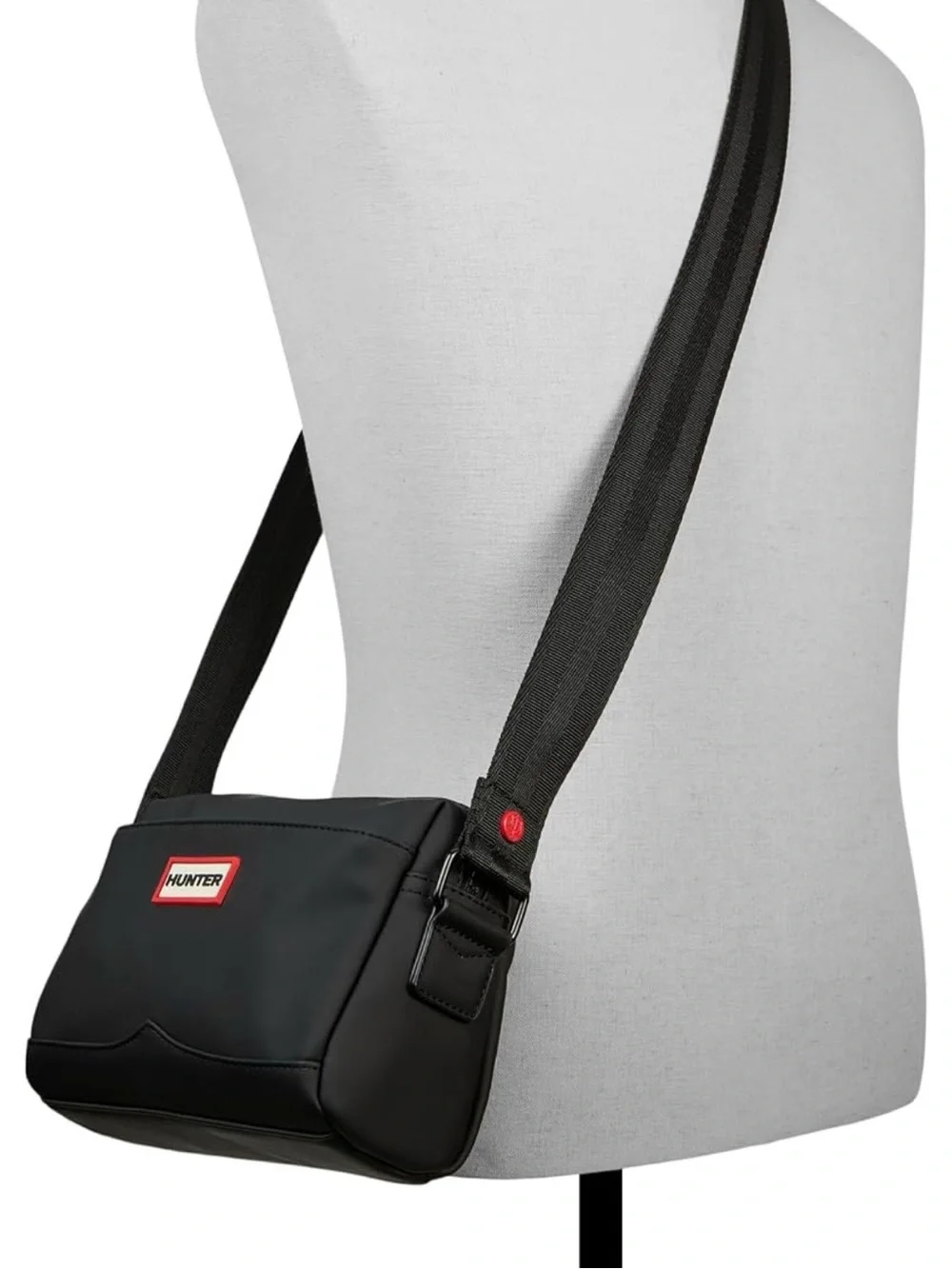 Hunter black crossbody